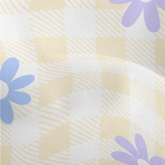 Colored Daisy Doodle Lightweight Performance Linen