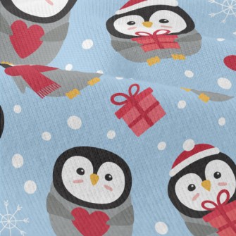 Happy Christmas Penguin Modern Jersey
