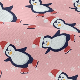 Christmas Skating Penguin Modern Jersey