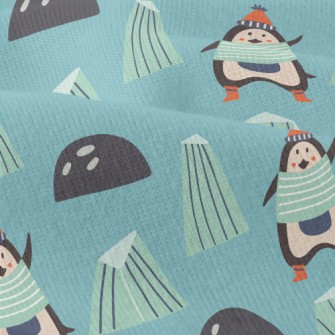 Cartoon Penguin With Ice Floe Modern Jersey