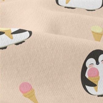 Cute Penguin Eating Ice Cream  Modern Jersey