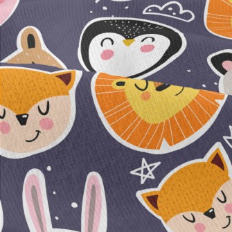 Happy Animal Doodles Modern Jersey