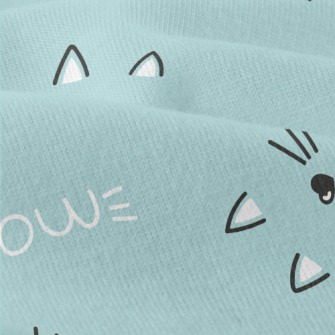 Hand Drawn Cute Cat Face Modern Jersey