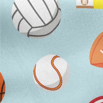 Various Ball Sports Jersey Backed Fleece
