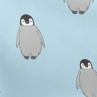 Hand Drawn Antarctic Penguin Pongee