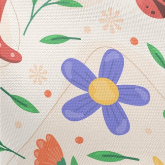 Cartoon Spring Garden Pongee
