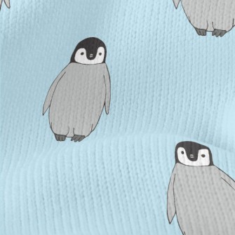 Hand Drawn Antarctic Penguin Stretch Jersey