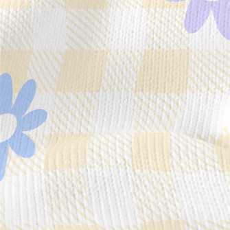 Colored Daisy Doodle Stretch Jersey