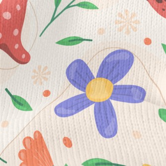 Cartoon Spring Garden Stretch Jersey