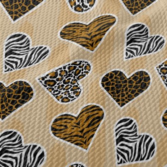 Love Various Animal Patterns Birdseye Piqué