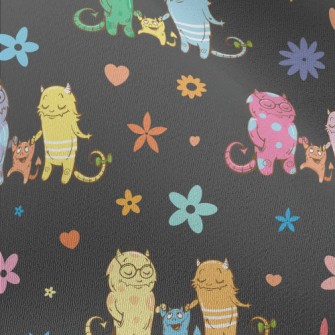 Warm Monster Family Chiffon