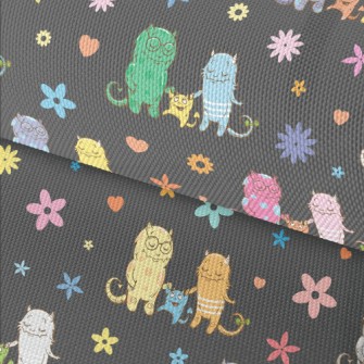 Warm Monster Family Waterproof Oxford