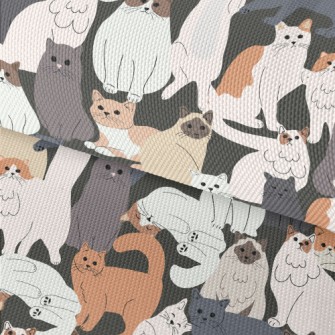 Cute Cats Of Various Breeds Waterproof Oxford