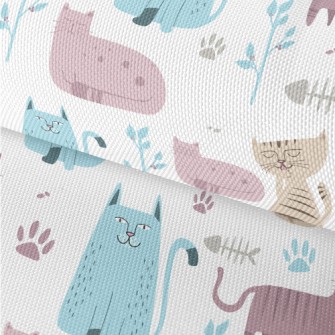Cute Cat Waterproof Oxford