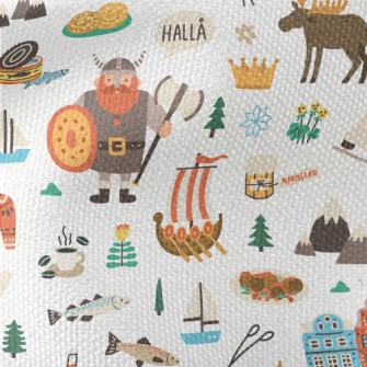 Scandinavian Texture With Viki Waterproof Canvas