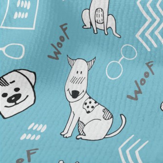 Hand Drawn Cute Dog Terry
