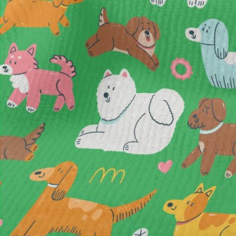 Hand Drawn Cute Dog Terry