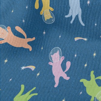 Space Cat Floating In Space Terry