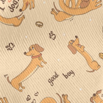 American Cartoon Dachshund Standard Corduroy