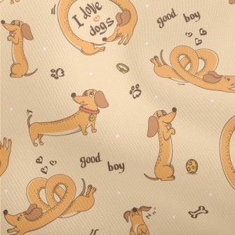 American Cartoon Dachshund Dobby