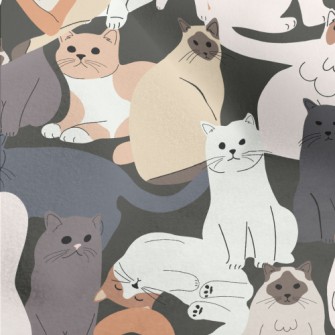 Cute Cats Of Various Breeds Micro Fleece