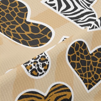 Love Various Animal Patterns Piqué