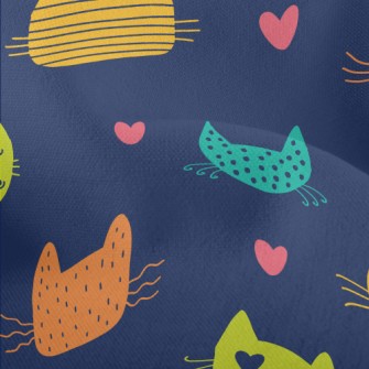 Cats With Different Color Bloc Lightweight Performance Linen