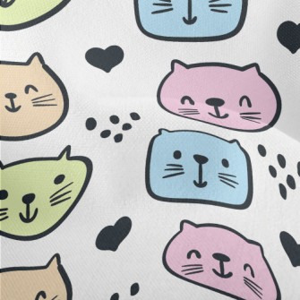Brightly Colored Cat Lightweight Performance Linen