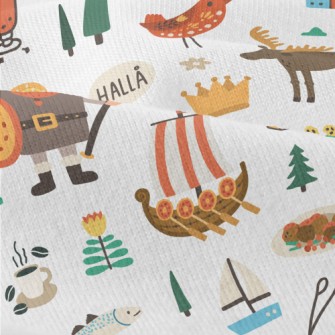Scandinavian Texture With Viki Modern Jersey