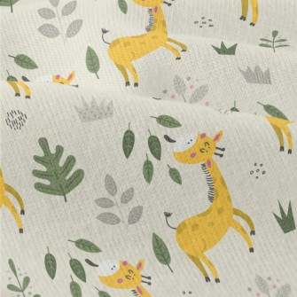 Giraffe Eating Leaves Modern Jersey