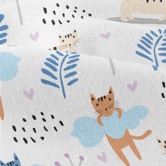 Color Block Cartoon Cat Modern Jersey
