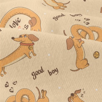 American Cartoon Dachshund Modern Jersey