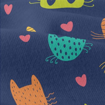 Cats With Different Color Bloc Modern Jersey