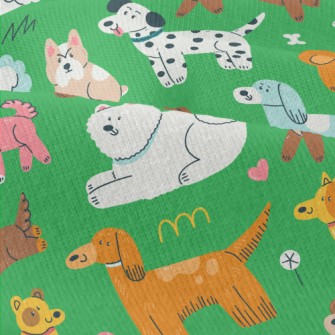 Hand Drawn Cute Dog Modern Jersey