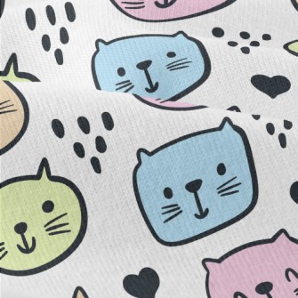 Brightly Colored Cat Modern Jersey
