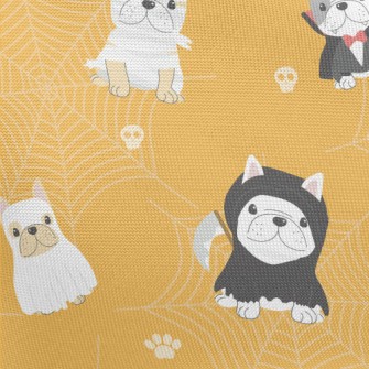 Dog Dressed As A Ghost Pongee