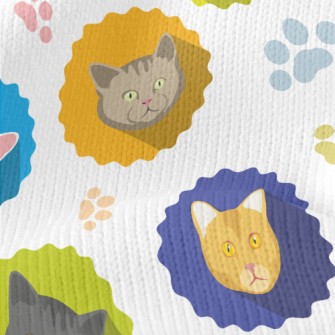 Different Cat Portraits Stretch Jersey