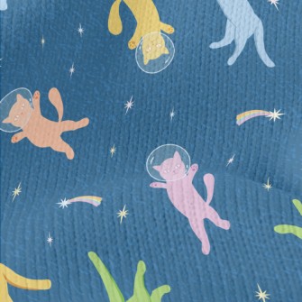 Space Cat Floating In Space Stretch Jersey