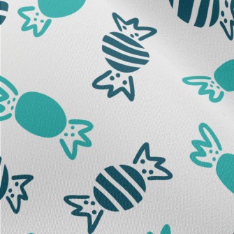 Blue Sweet Candy Chiffon