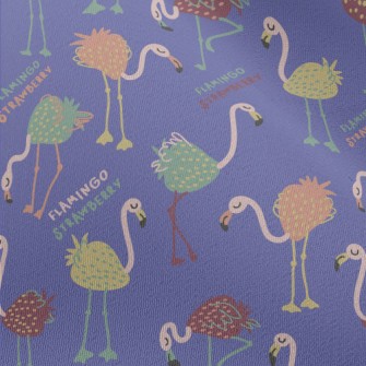 Strawberry Shaped Flamingo Chiffon