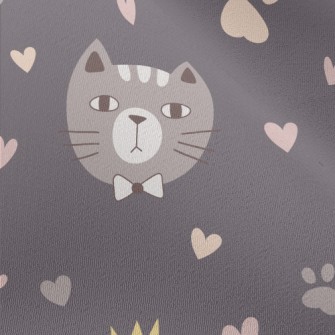Cute Bow Tie Cat Chiffon