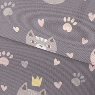 Cute Bow Tie Cat Waterproof Oxford