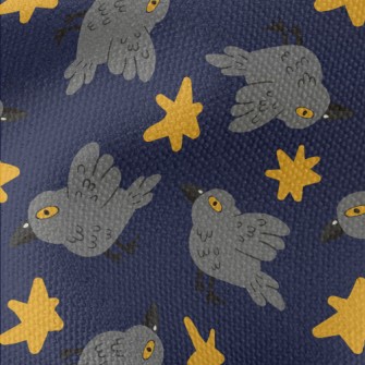 Cute And Mysterious Crow Waterproof Canvas
