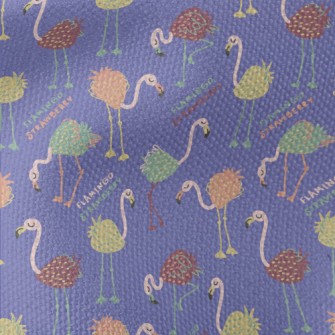 Strawberry Shaped Flamingo Waterproof Canvas
