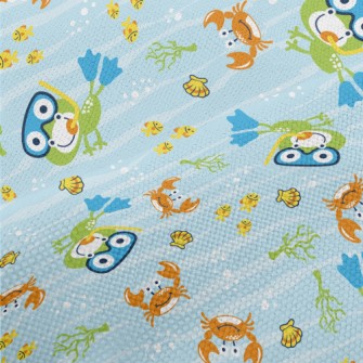 Diving Frog And Crab Fish Performance Linen