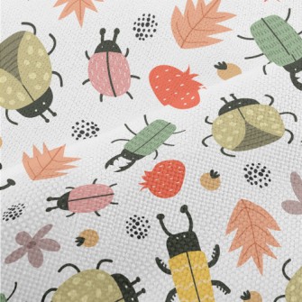 Colorful Cute Insects Performance Linen