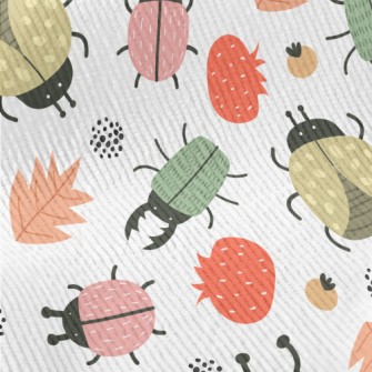 Colorful Cute Insects Standard Corduroy
