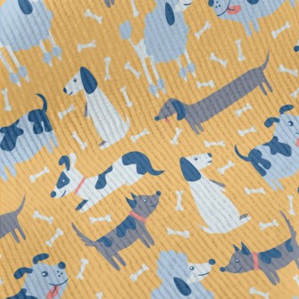 Naughty And Cute Dog Standard Corduroy