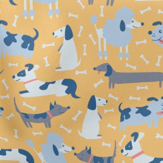 Naughty And Cute Dog Stretch Ponte