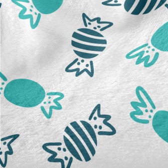 Blue Sweet Candy Minky